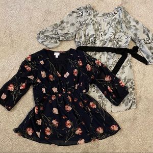 Maternity blouse bundle